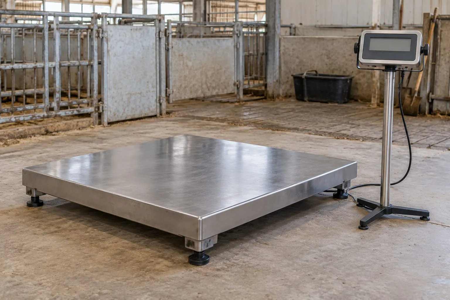 Electronic Scales for a pig farm