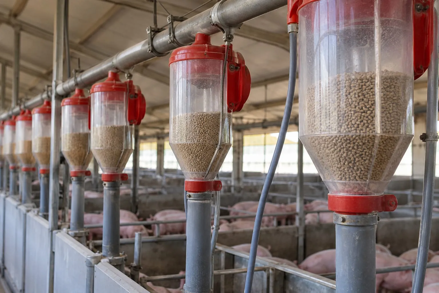Feed Dosing Cups for a pig farm