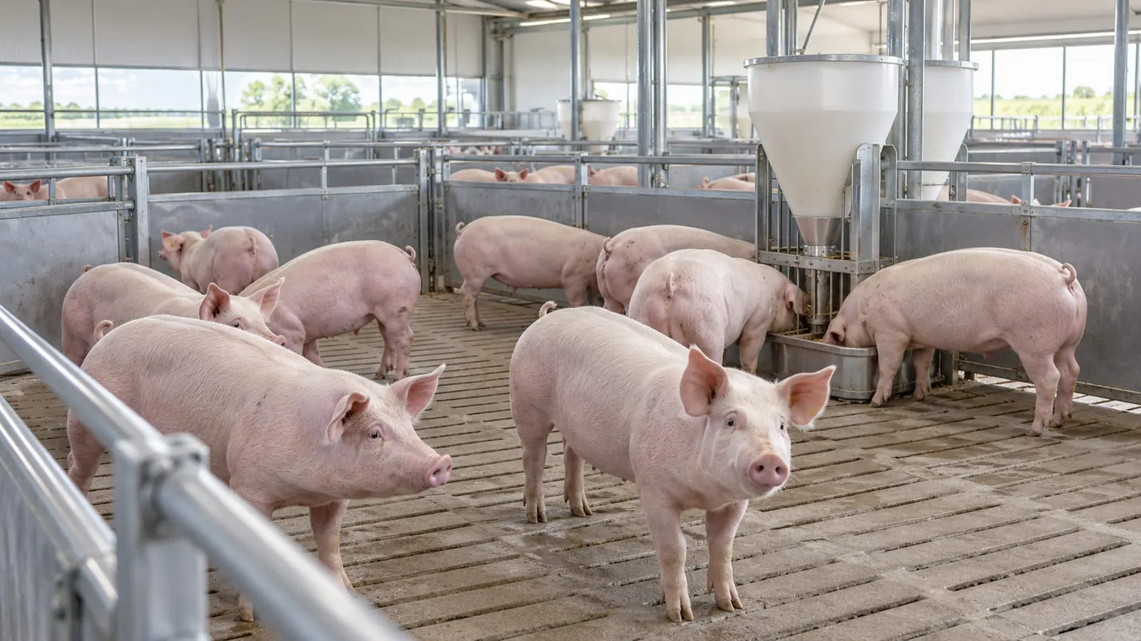 Gilt Pens for a pig farm