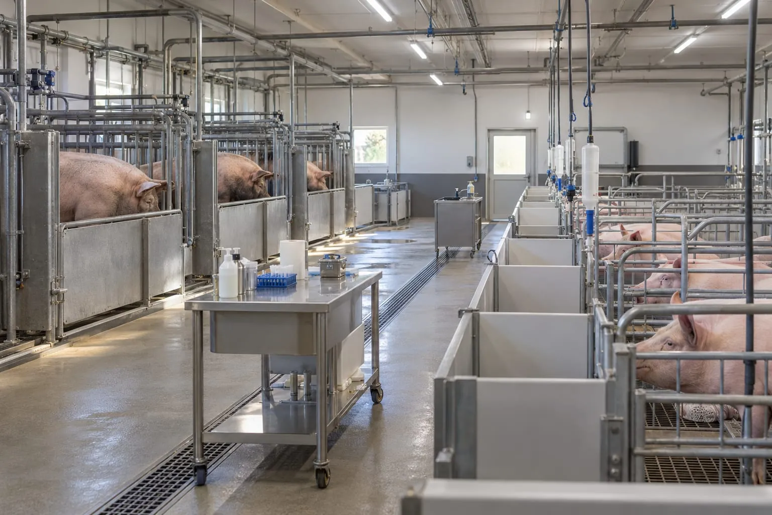 Insemination Centre Packages for a pig farm