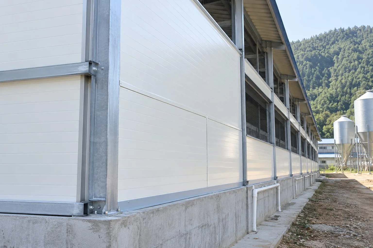 Insulated Sandwich Panels for a pig farm