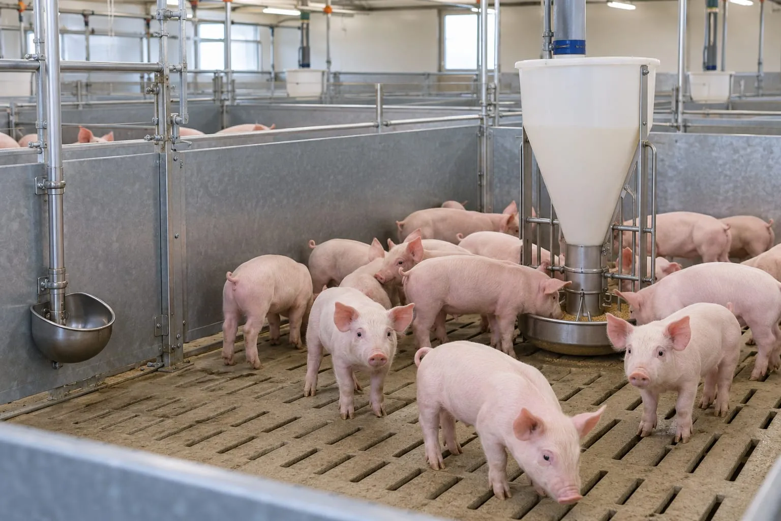 Nursery Pens for a pig farm