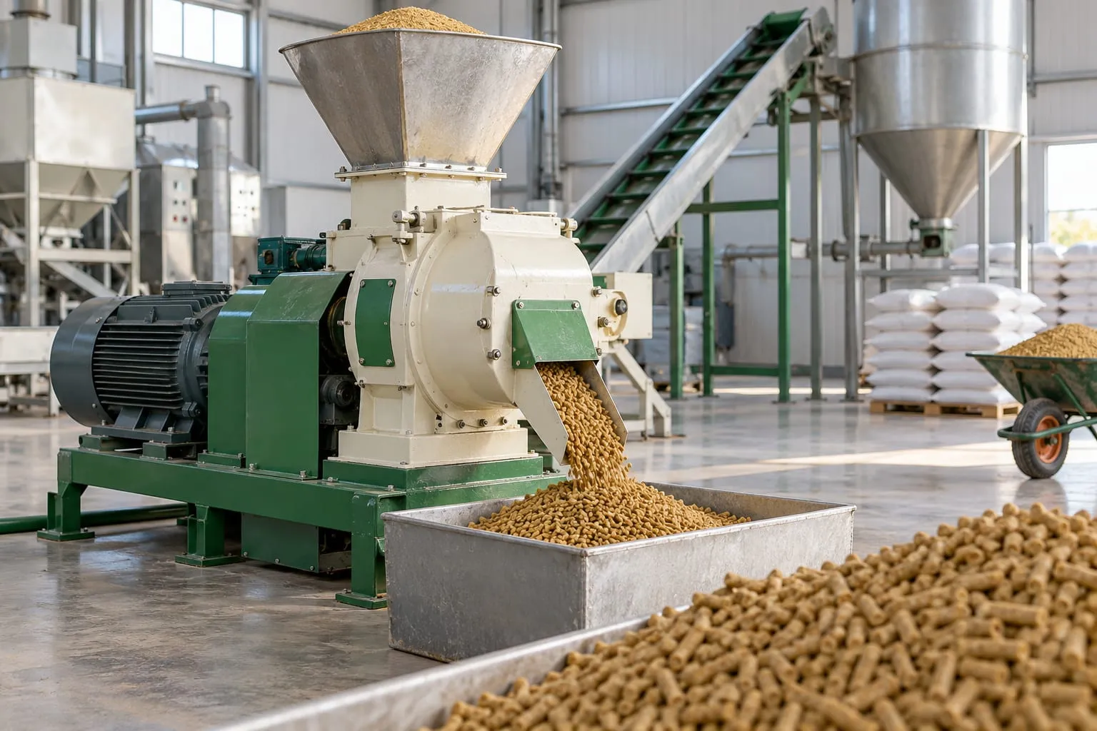 Pellet Mills for a pig farm
