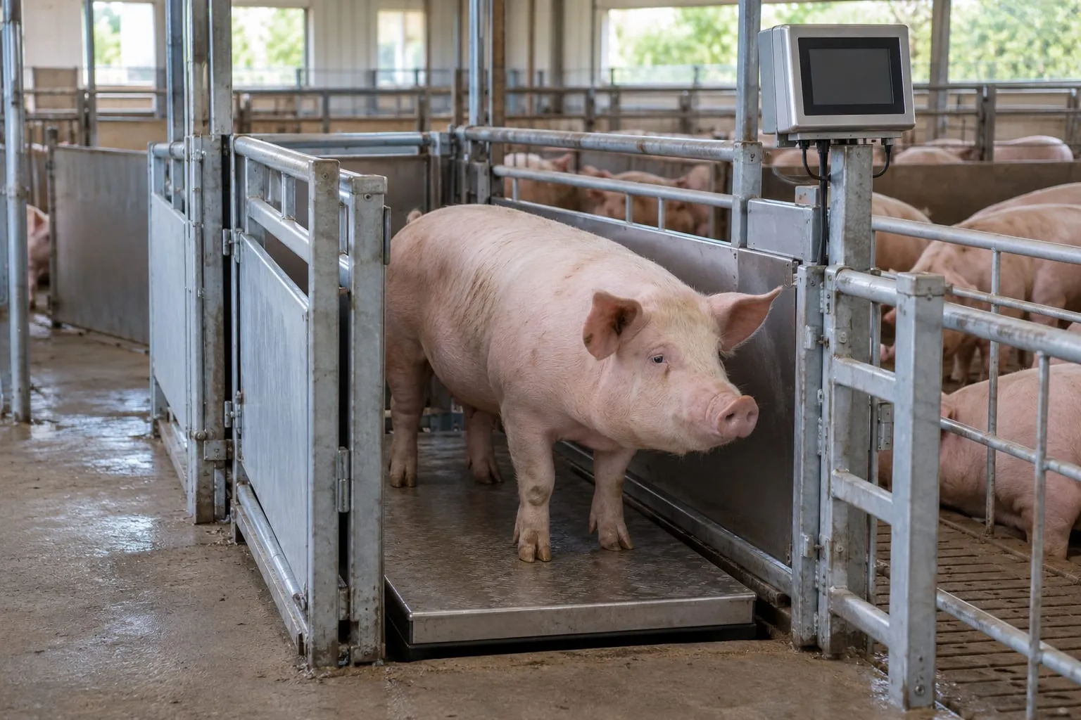 Smart Weighing for a pig farm