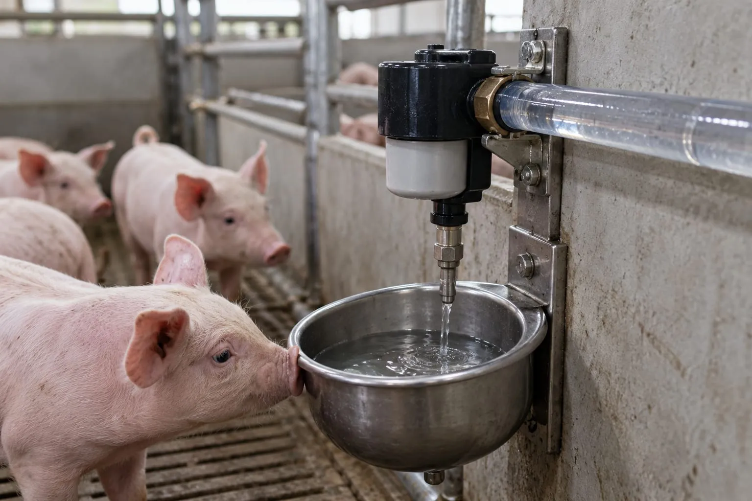 Water Level Controllers for a pig farm