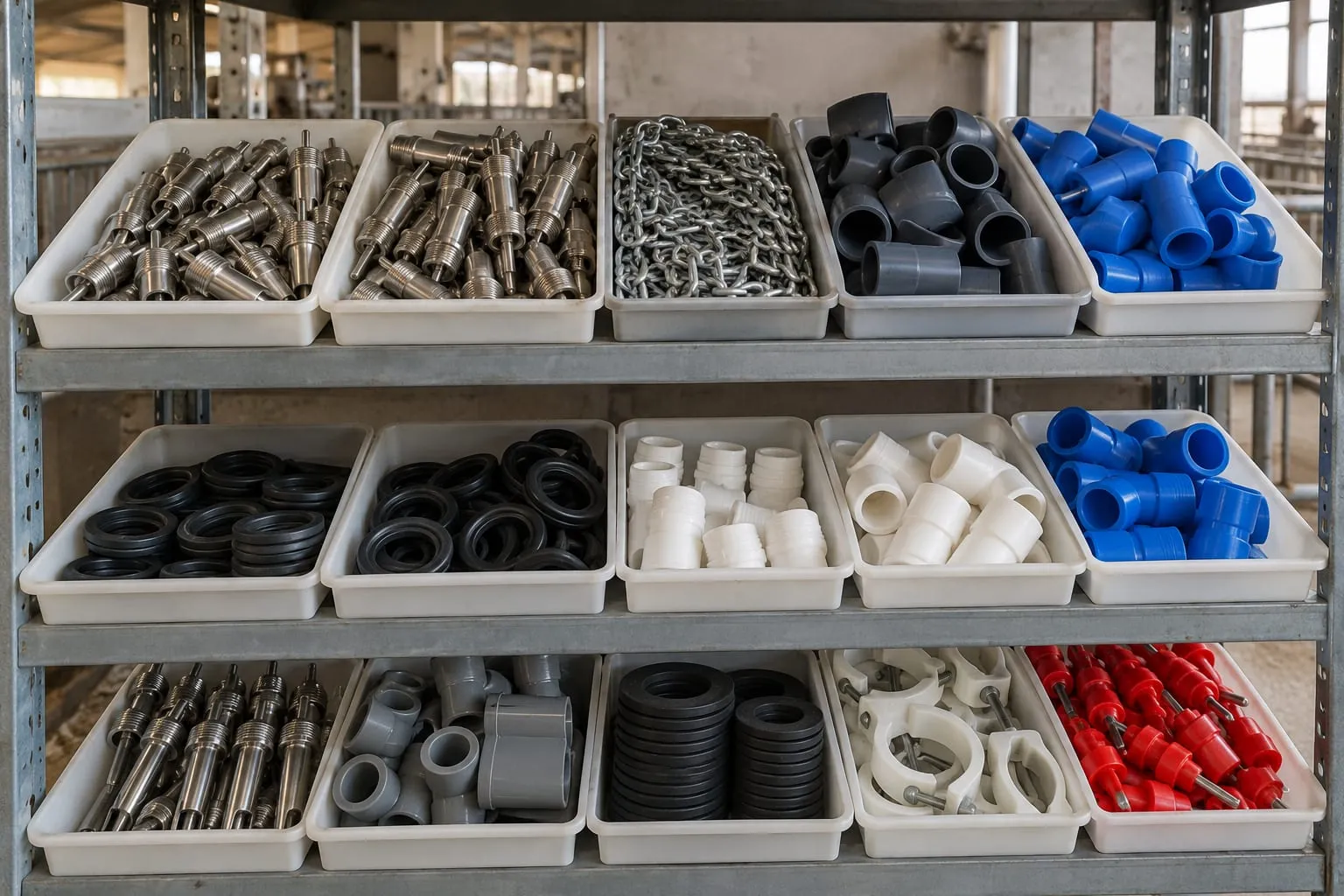 Wear Parts and Spares for a pig farm
